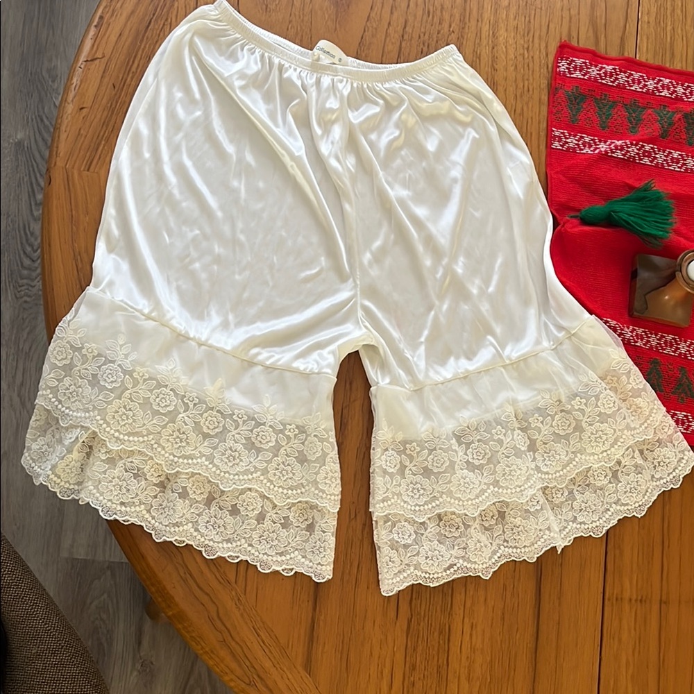 White Lace Bloomers Chemise